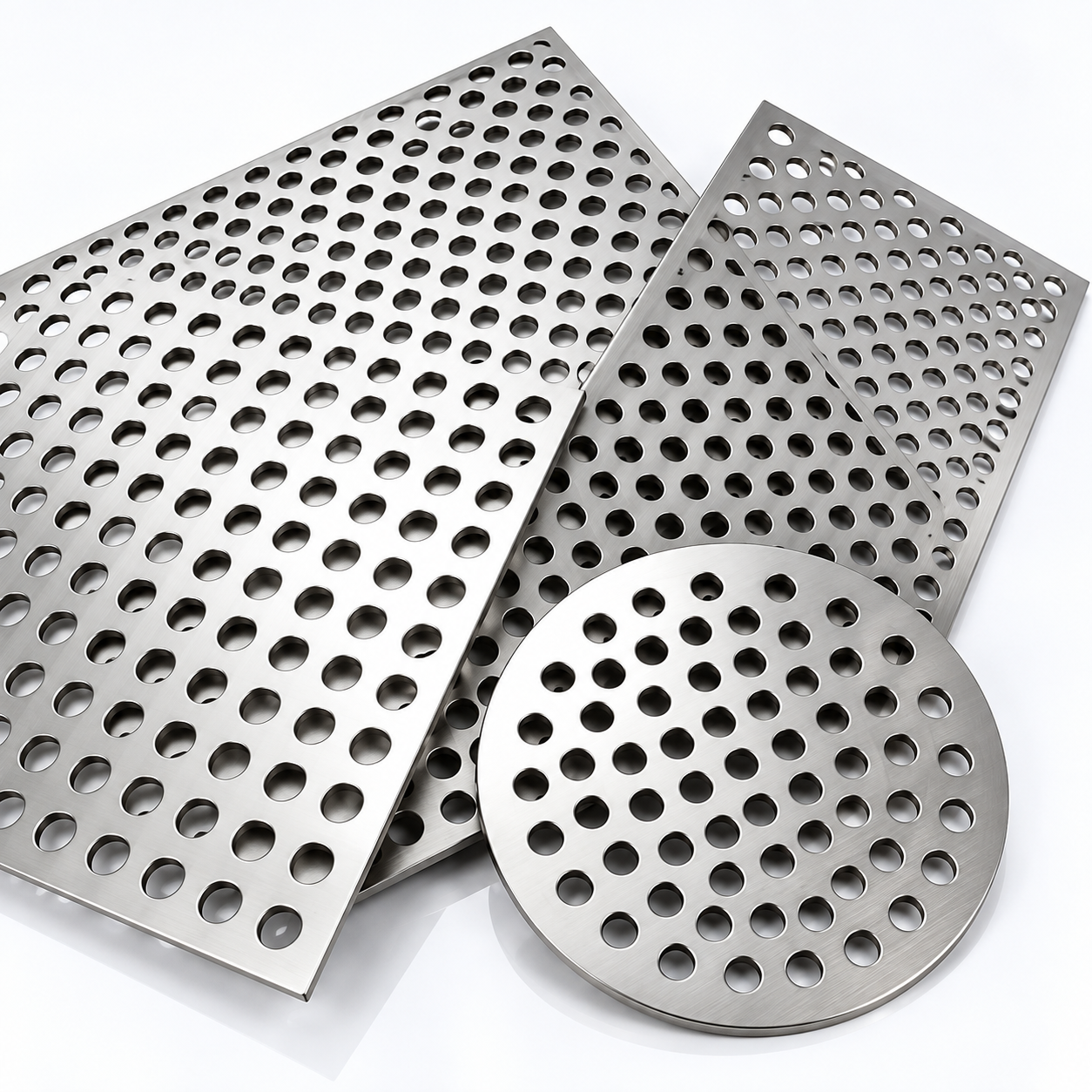 Perforated wire mesh